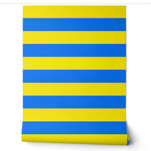 Yellow and Blue Stripes Wall Decor
