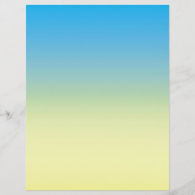 Yellow And Blue Two Tone (Front)