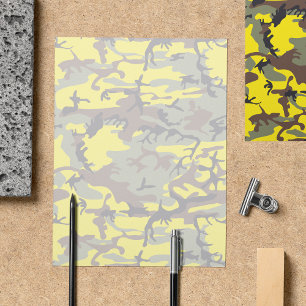 Yellow and Brown Camo, Camouflage, Military, Army Flyer