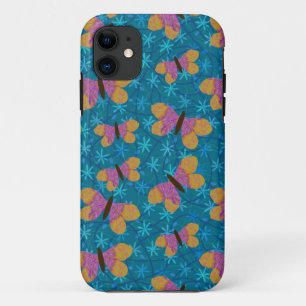 Yellow and Fuschia Butterflies iPhone 5 Case