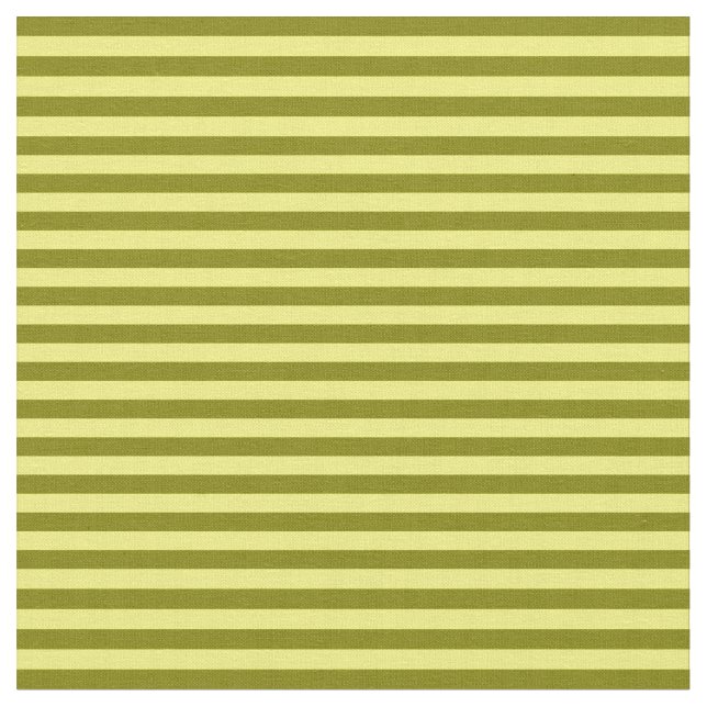Yellow and Green Coloured Stripes Pattern Fabric (Close Up)
