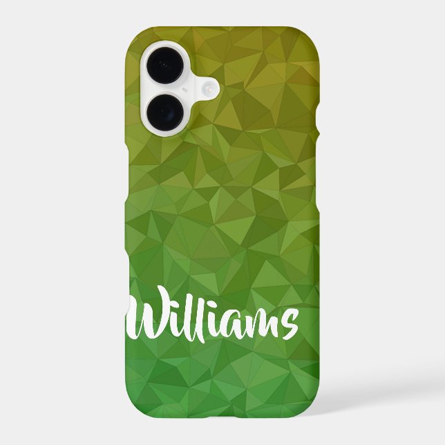Yellow and green crystal patterned (Back)