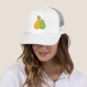 Yellow and Green Pears Trucker Hat