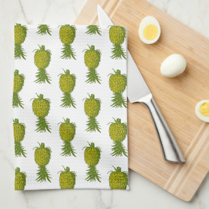 Yellow and Green Pineapple Kitchen Towels