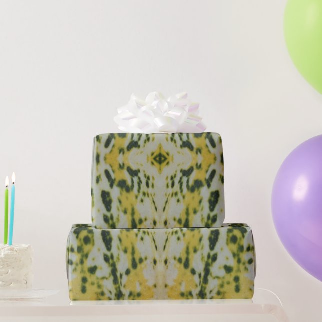 Yellow and Green Squash Wrapping Paper (Party Gifts)