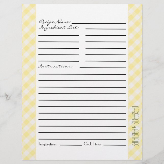 Yellow and Green Stripes and Checks (Front)