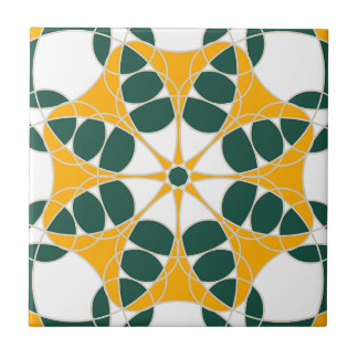 Yellow and Green tile