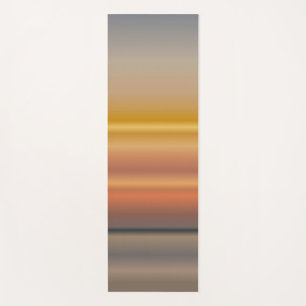 Yellow And Grey Linear Gradients Yoga Mat