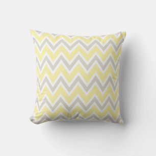 Yellow and Grey Pillow