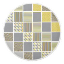 Yellow and Grey Quilt Pattern