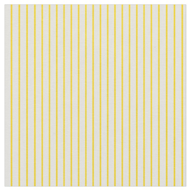 Yellow and Light Cyan Coloured Lined Pattern Fabric (Close Up)