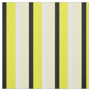 Yellow and Light Pale Yellow Stripes Pattern  Fabric