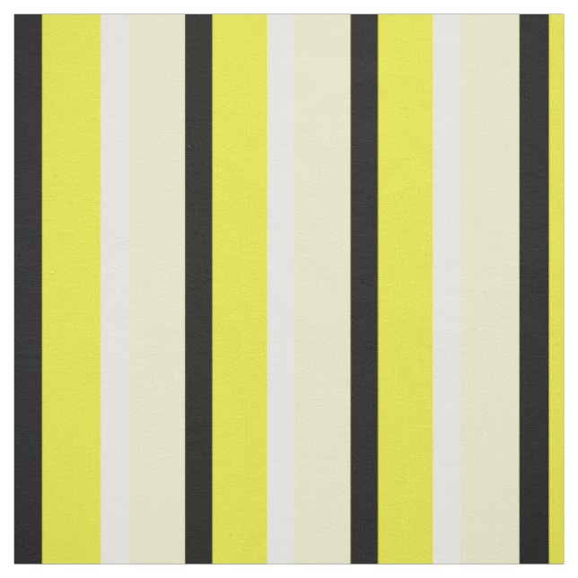 Yellow and Light Pale Yellow Stripes Pattern  Fabric (Swatch)