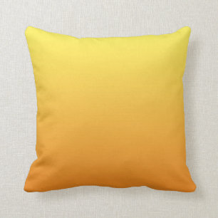 “Yellow And Orange Ombre” Cushion