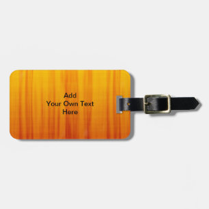 Yellow and orange pattern Luggage Tag