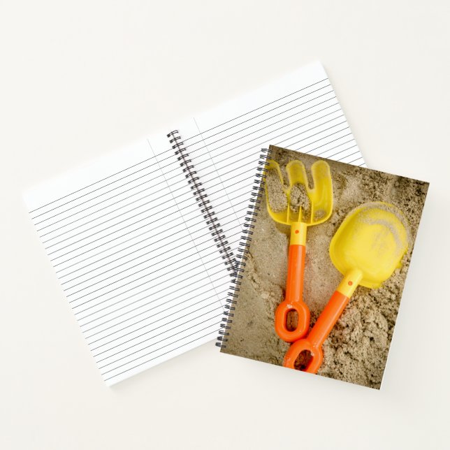 Yellow and Orange Sand Toys Notebook (Inside)