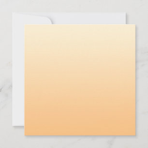 Yellow and Peach Colour Gradient Thank You Card