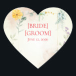 Yellow and Pink Floral Wedding Sticker<br><div class="desc">Add a charming finishing touch to your wedding stationery with this beautiful yellow and pink floral wedding sticker featuring soft watercolor flowers and a romantic garden-inspired design. The combination of cheerful yellow blooms and delicate pink florals creates a fresh and elegant look perfect for spring and summer weddings. These stickers...</div>