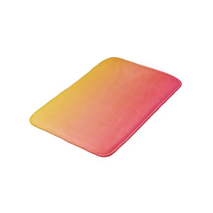 Yellow and Pink Gradient Bath Mat