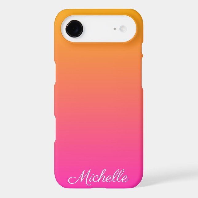 Yellow and pink gradient ombre (Back)