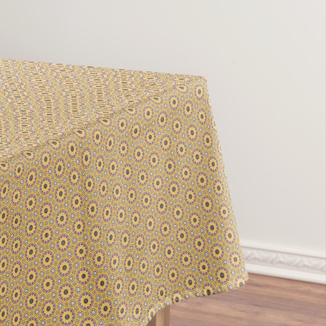 Yellow and Pink Tablecloth (In Situ)