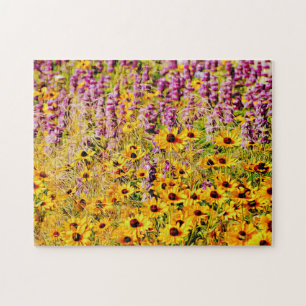 Yellow and Purple Wildflowers Puzzle