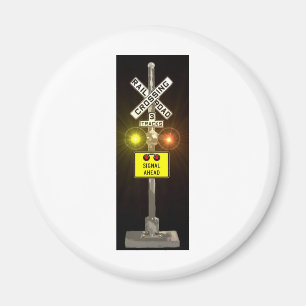 Yellow And Red Signals Magnet