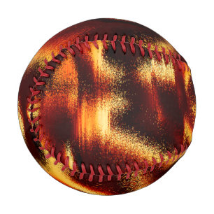 Yellow and red spots look blurred with defect baseball