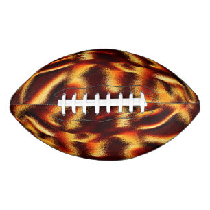 Yellow and red spots look blurred with defect football