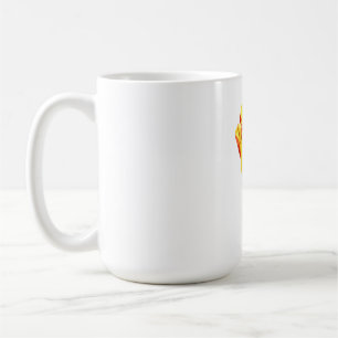 Yellow and red tulip coffee mug