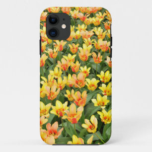 yellow and red tulips iPhone 11 case