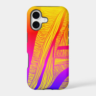 Yellow and Red Wave Line