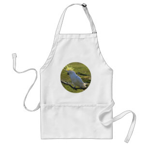 Yellow and White Cockatoo Parrot Standard Apron