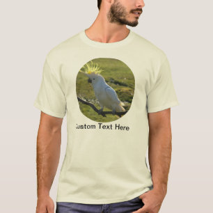 Yellow and White Cockatoo Parrot T-Shirt