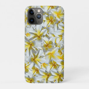 Yellow And White Frangipani Cluster,   iPhone 11 Pro Case