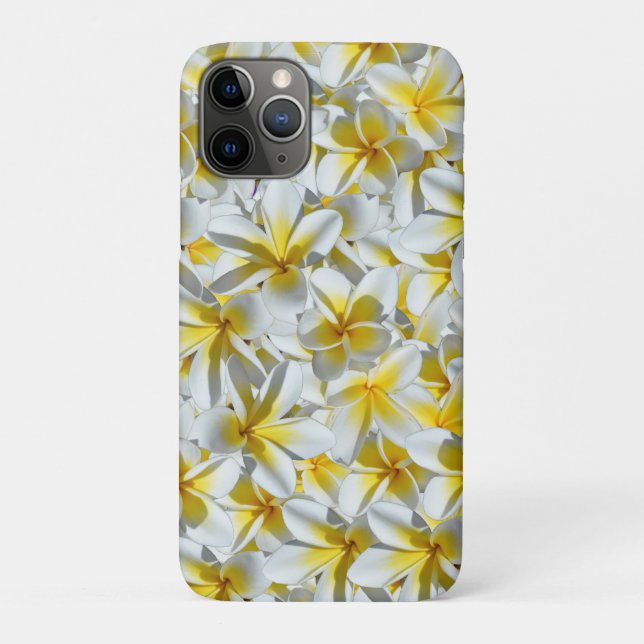Yellow And White Frangipani Cluster,   Case-Mate iPhone Case (Back)