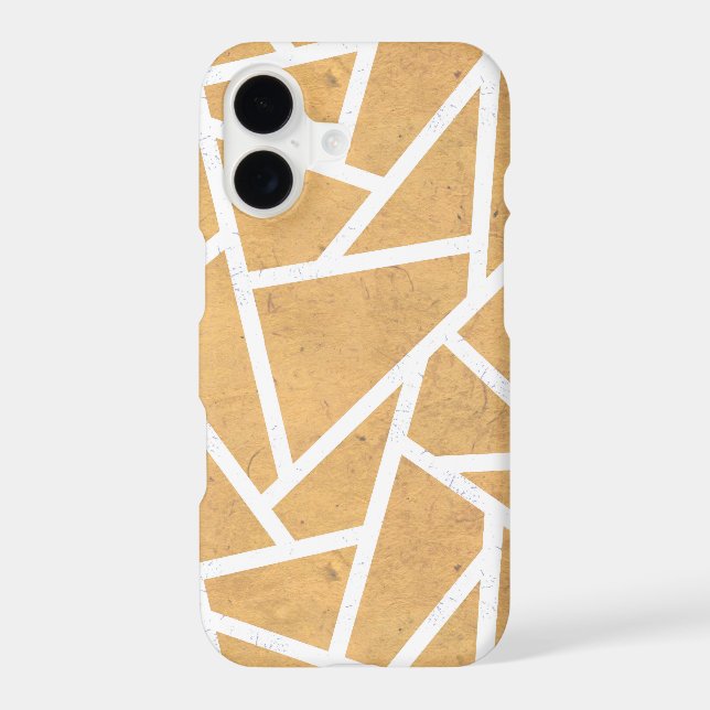 Yellow and white mosaic pattern (Back)
