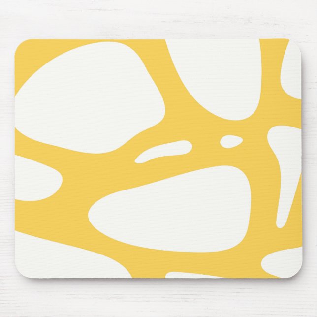 Yellow and white mouse pad (Front)