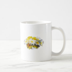 Yellow and White Mums Coffee Mug