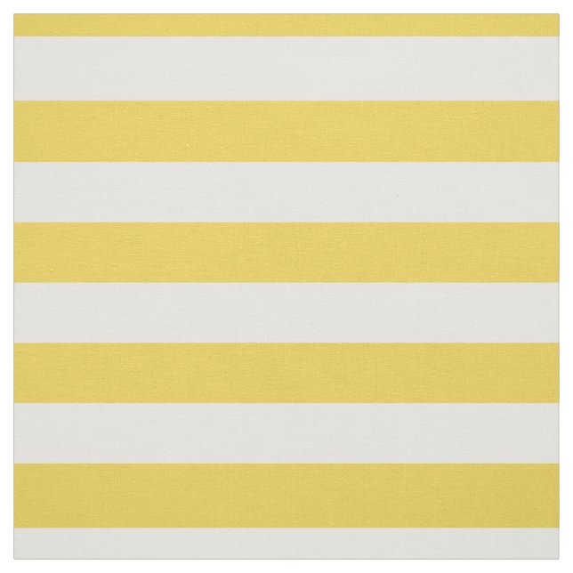Yellow and White Stripe Pattern Fabric (Swatch)