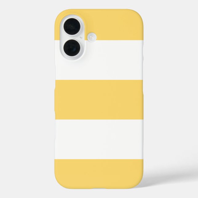 Yellow And White Vertikal Stripes  Case-Mate iPhone Case (Back)