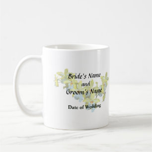 Yellow and White Vuylstekeara Orchids Heart Coffee Mug