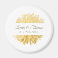 Yellow and White Wedding