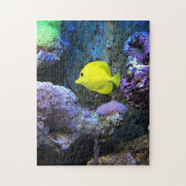 Yellow Angelfish Jigsaw Puzzle (Vertical)