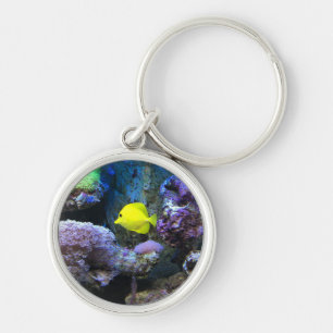 Yellow Angelfish Key Ring