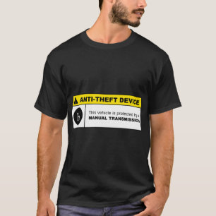 Yellow Anti-Theft Device Manual Transmission Warni T-Shirt