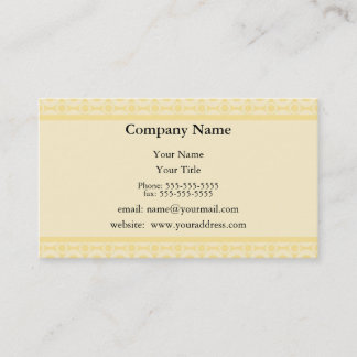 Yellow Appointment Reminder Card