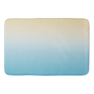 Yellow Aqua Ombre Bath Mat