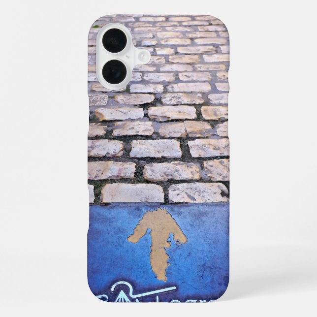 Yellow arrow iPhone case (Back)