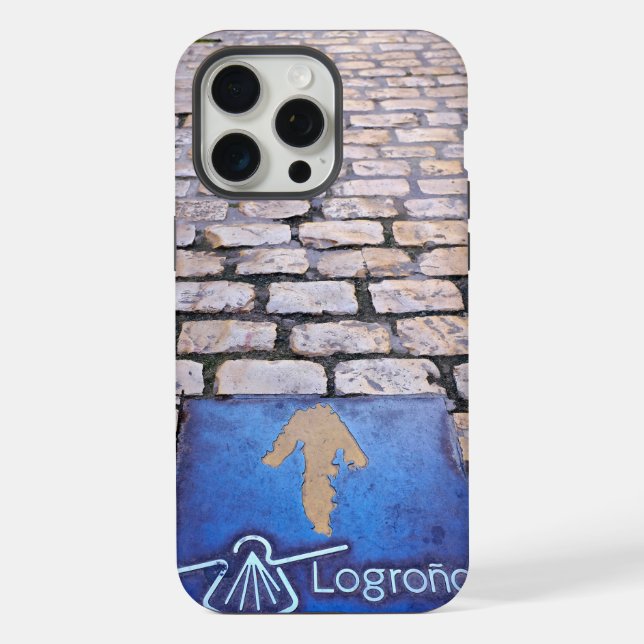 Yellow arrow iPhone case (Back)